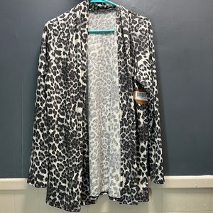 NWT Leopard Cardigan